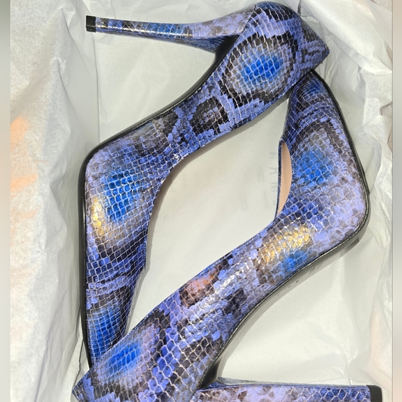 NEW Stuart Weitzman Heels Mar Python In Box - Picture 1 of 6